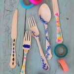 DIY Inspiration: Washi Tape Flatware