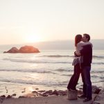 A Romantic Beach Engagement Shoot