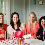 A Glittery Book Club Meeting
