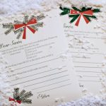 Printable Holiday Wish List