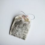 diy glittered gift bag