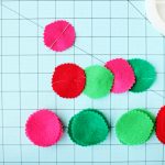 diy easy felt garland 2