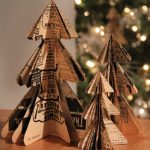 DIY Mini Christmas Tree Paper Ornaments