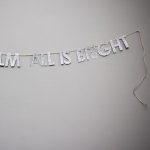 DIY Sparkle Christmas Carol Garland