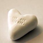 DIY Valentine: Stamped Clay Hearts