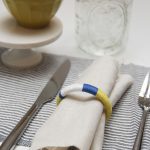 DIY Colorblock Napkin Rings