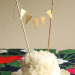diy cake bunting