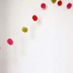 DIY Floating Pompom Garland