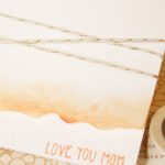 DIY Watercolor Mothers Day Card