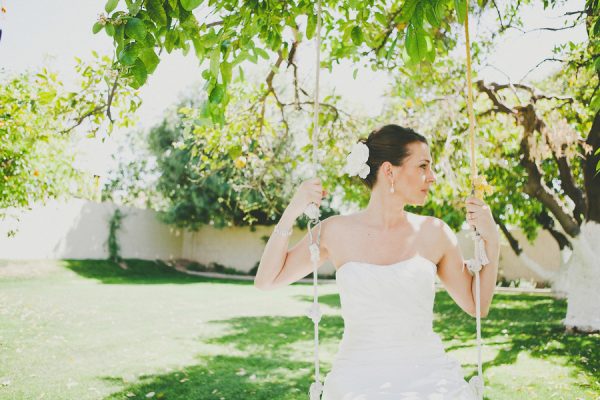bride-on-a-swing