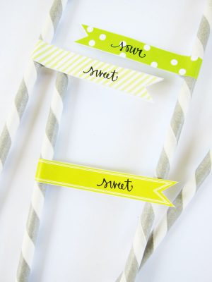 Lemonade stand printables by Miss Wyolene for The Sweetest Occasion
