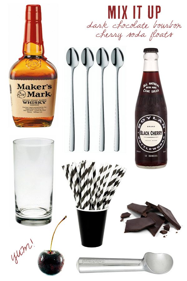 Dark chocolat bourbon cherry soda float | The Sweetest Occasion Dark chocolat bourbon cherry soda float | The Sweetest Occasion