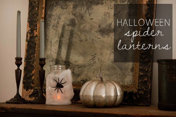 Halloween mason jar spider lanterns | The Sweetest Occasion Halloween mason jar spider lanterns | The Sweetest Occasion