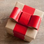 DIY Duct Tape Gift Wrap