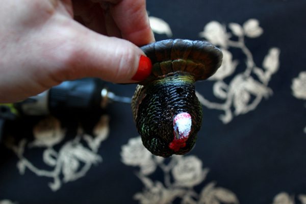 diy turkey place card holder 2