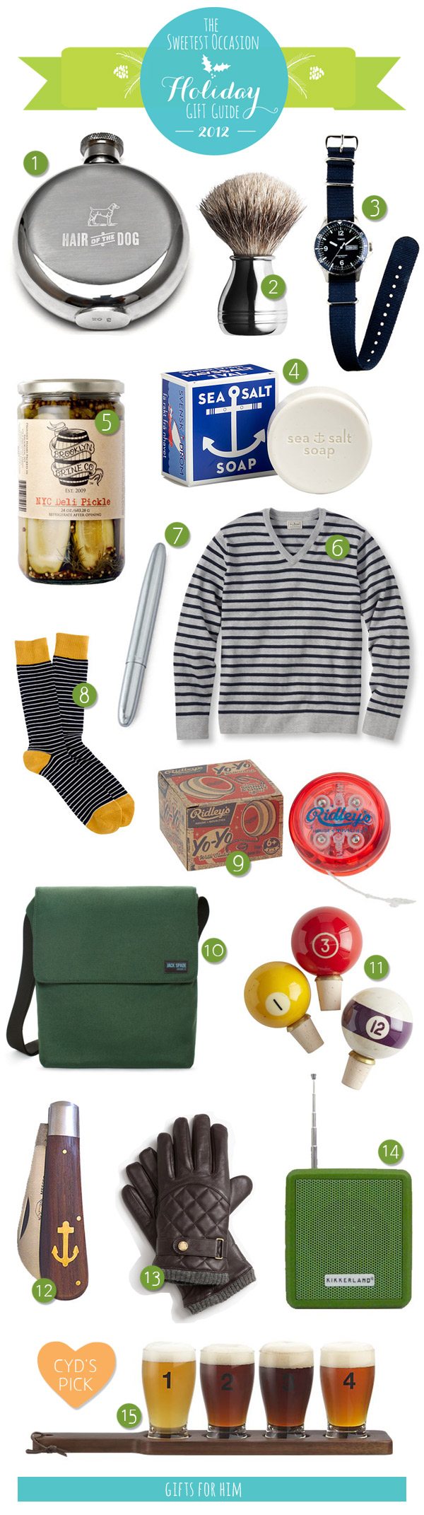 The Gift Guide: Gifts for Him | The Sweetest Occasion The Gift Guide: Gifts for Him | The Sweetest Occasion