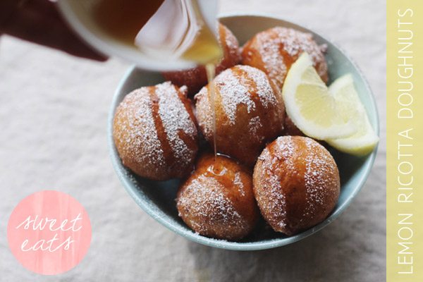 Lemon ricotta doughnuts Lemon ricotta doughnuts