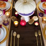 Golden Thanksgiving Table