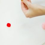 DIY Pom Pom Tablecloth Step 3
