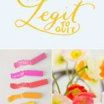 Party Palette: Geranium + Sunshine