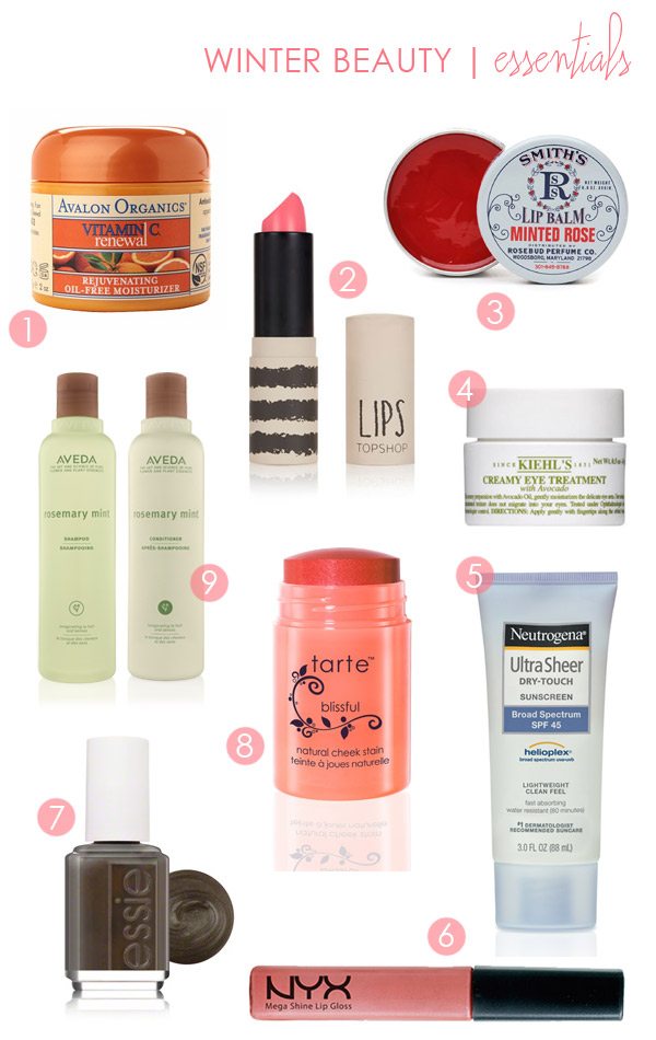 Winter Beauty Essentials Winter Beauty Essentials from The Sweetest Occasion