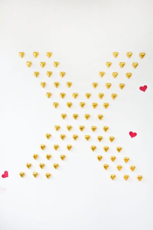 DIY Chocolate Heart Wall DIY Chocolate Heart Wall