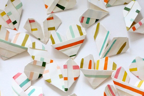 Paper hearts Paper hearts