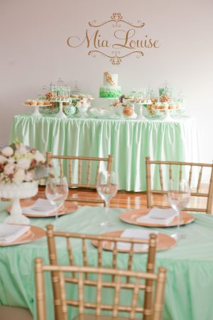 Elegant Mint + Gold